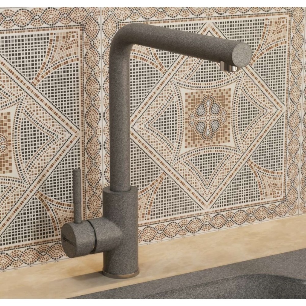 Смеситель для кухни Uperwood Quartz Premium Серый матовый UPD-Q-04-03 Смеситель для кухни Uperwood Quartz Premium Серый матовый UPD-Q-04-03 — изображение 2