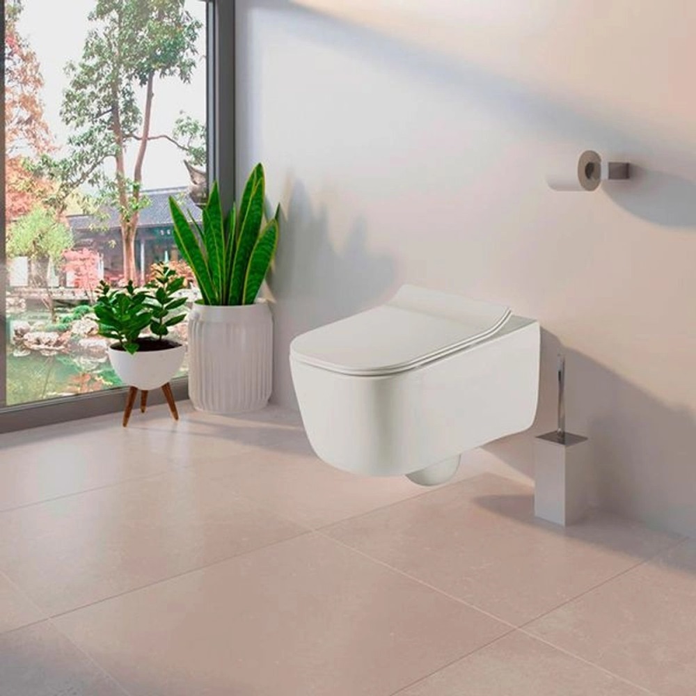 Унитаз подвесной Mirsant Soho Белый глянцевый УТ000016188 Унитаз подвесной Mirsant Soho Белый глянцевый УТ000016188 — изображение 2