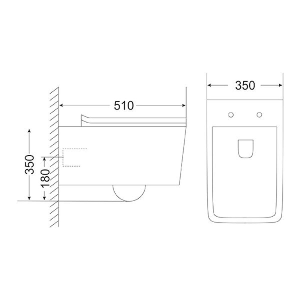 Унитаз подвесной Mirsant Soho Белый глянцевый УТ000016188 Унитаз подвесной Mirsant Soho Белый глянцевый УТ000016188 — изображение 4
