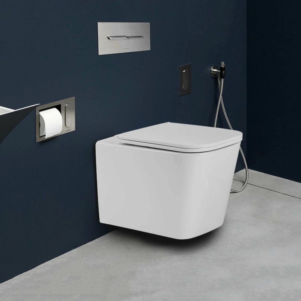 Унитаз подвесной Mirsant Cube Белый глянцевый УТ000034058 Унитаз подвесной Mirsant Cube Белый глянцевый УТ000034058 — изображение 3