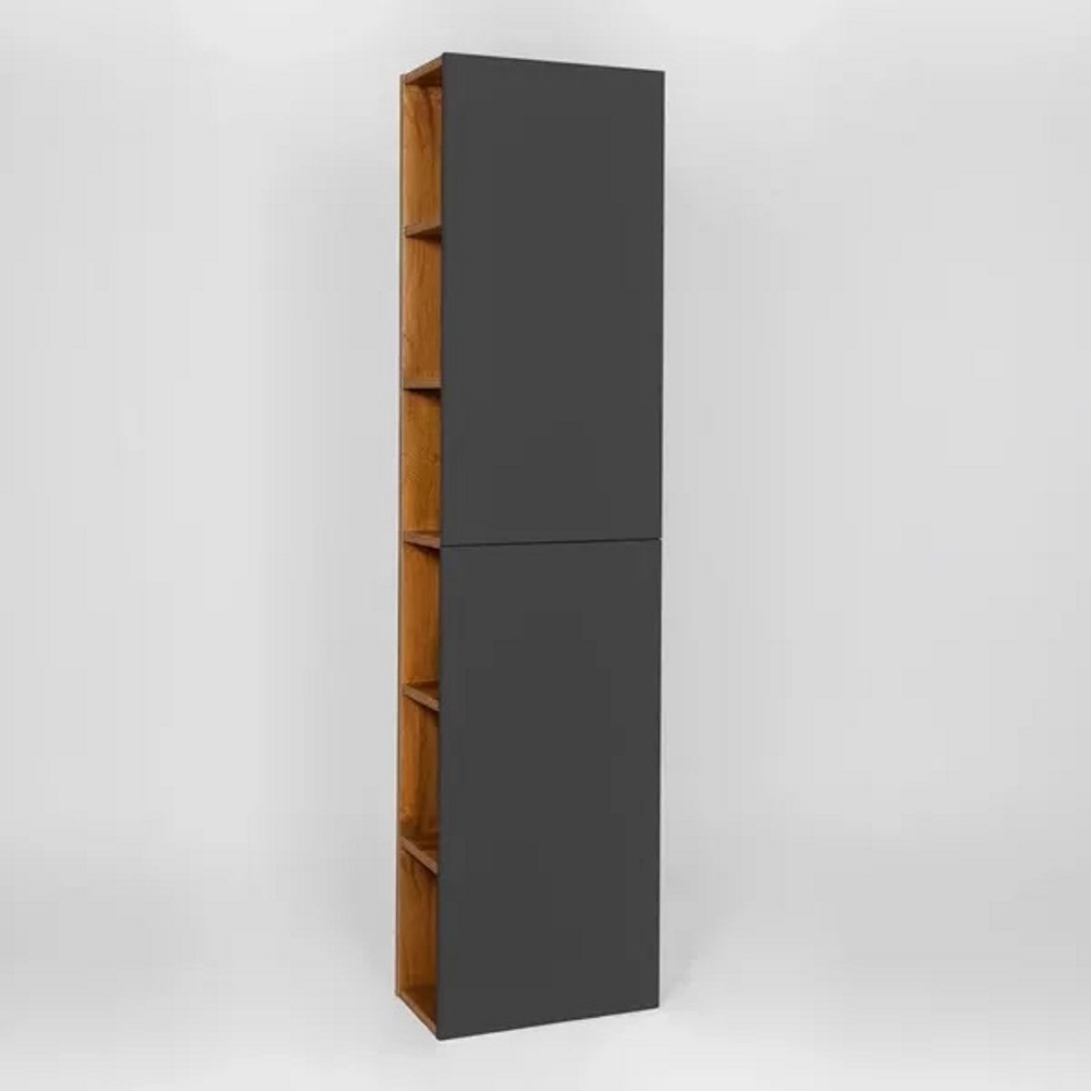 Пенал подвесной Viant Бостон 40 Дуб вотан / Графит VBOS400G-PENP Пенал подвесной Viant Бостон 40 Дуб вотан / Графит VBOS400G-PENP