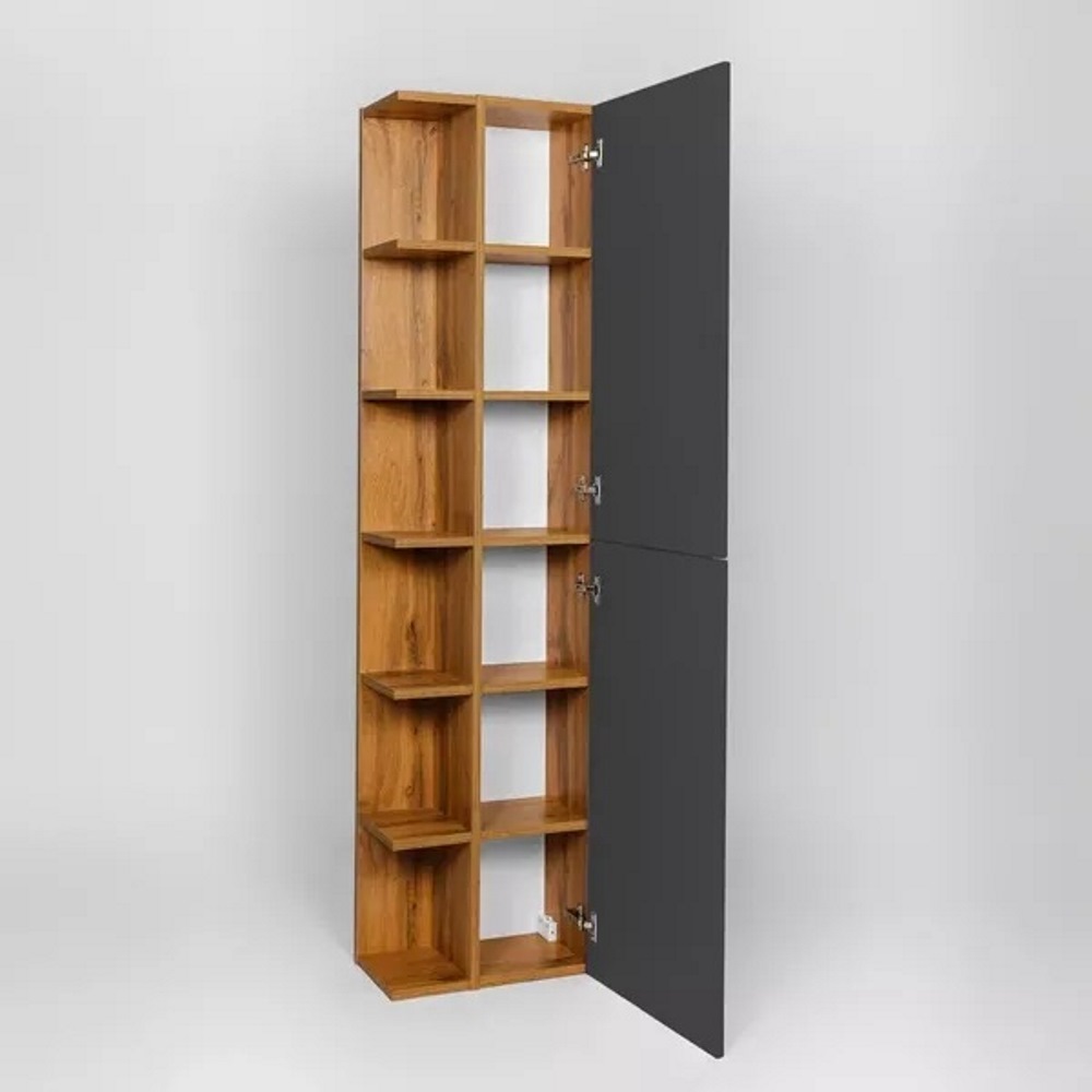 Пенал подвесной Viant Бостон 40 Дуб вотан / Графит VBOS400G-PENP Пенал подвесной Viant Бостон 40 Дуб вотан / Графит VBOS400G-PENP — изображение 2