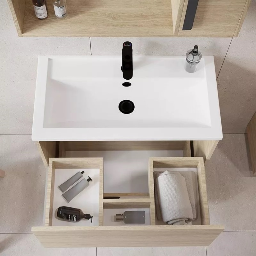 Тумба напольная Viant Кёльн 82 с раковиной Фостер Дерево светлое VKEL80FOSD-T2Y Тумба напольная Viant Кёльн 82 с раковиной Фостер Дерево светлое VKEL80FOSD-T2Y — изображение 3