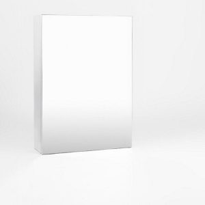 Шкаф зеркальный Viant Куба 50 Белый VKUB50-ZSH