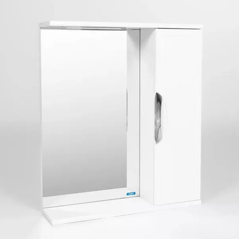 Шкаф зеркальный Viant Лима 70 Белый VLIM70-ZSH Шкаф зеркальный Viant Лима 70 Белый VLIM70-ZSH