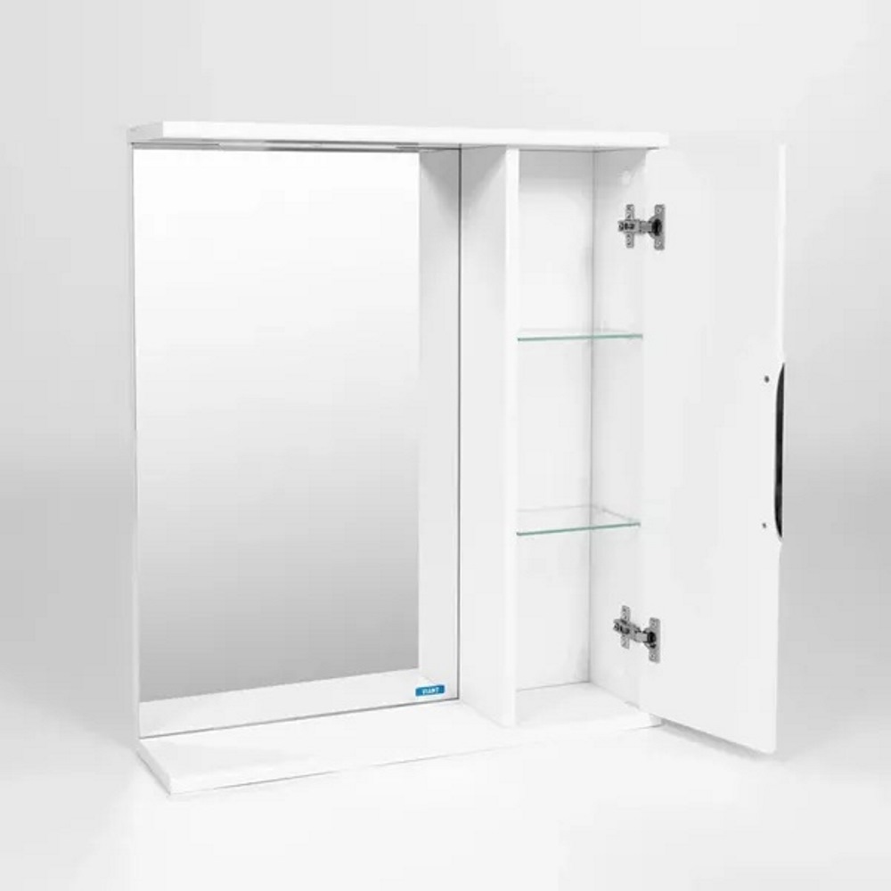 Шкаф зеркальный Viant Лима 70 Белый VLIM70-ZSH Шкаф зеркальный Viant Лима 70 Белый VLIM70-ZSH — изображение 2