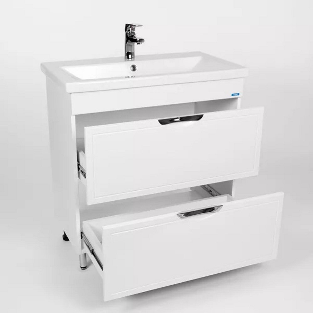 Тумба напольная Viant Лима 80 с раковиной Como Белый VLIM80CO-T2Y Тумба напольная Viant Лима 80 с раковиной Como Белый VLIM80CO-T2Y — изображение 2