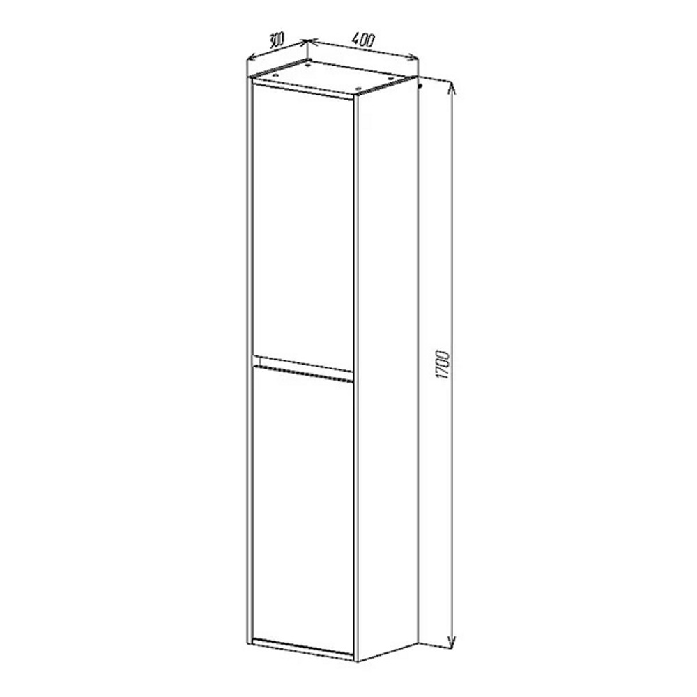 Пенал подвесной Viant Люксембург 40 Кейптаун / Черный VLUX400CH-PENP Пенал подвесной Viant Люксембург 40 Кейптаун / Черный VLUX400CH-PENP — изображение 4