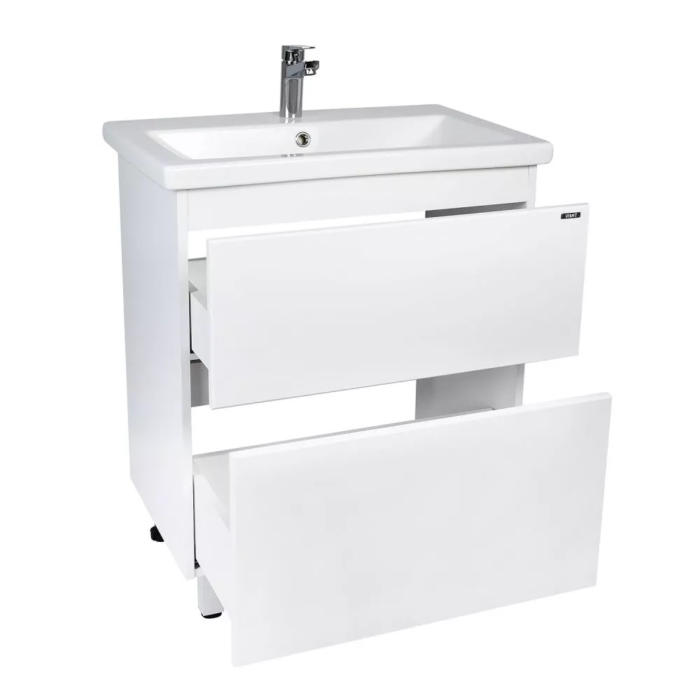 Тумба напольная Viant Мальта 70 с раковиной Como Белый VMAL70COBEL-T2Y Тумба напольная Viant Мальта 70 с раковиной Como Белый VMAL70COBEL-T2Y — изображение 3