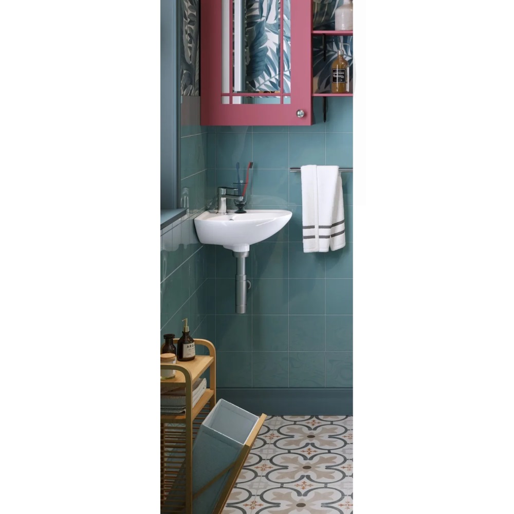 Раковина угловая Sanita Веер 44 Белый глянцевый WB.CR/Veer/23-C/WHT.G/S1 Раковина угловая Sanita Веер 44 Белый глянцевый WB.CR/Veer/23-C/WHT.G/S1 — изображение 3