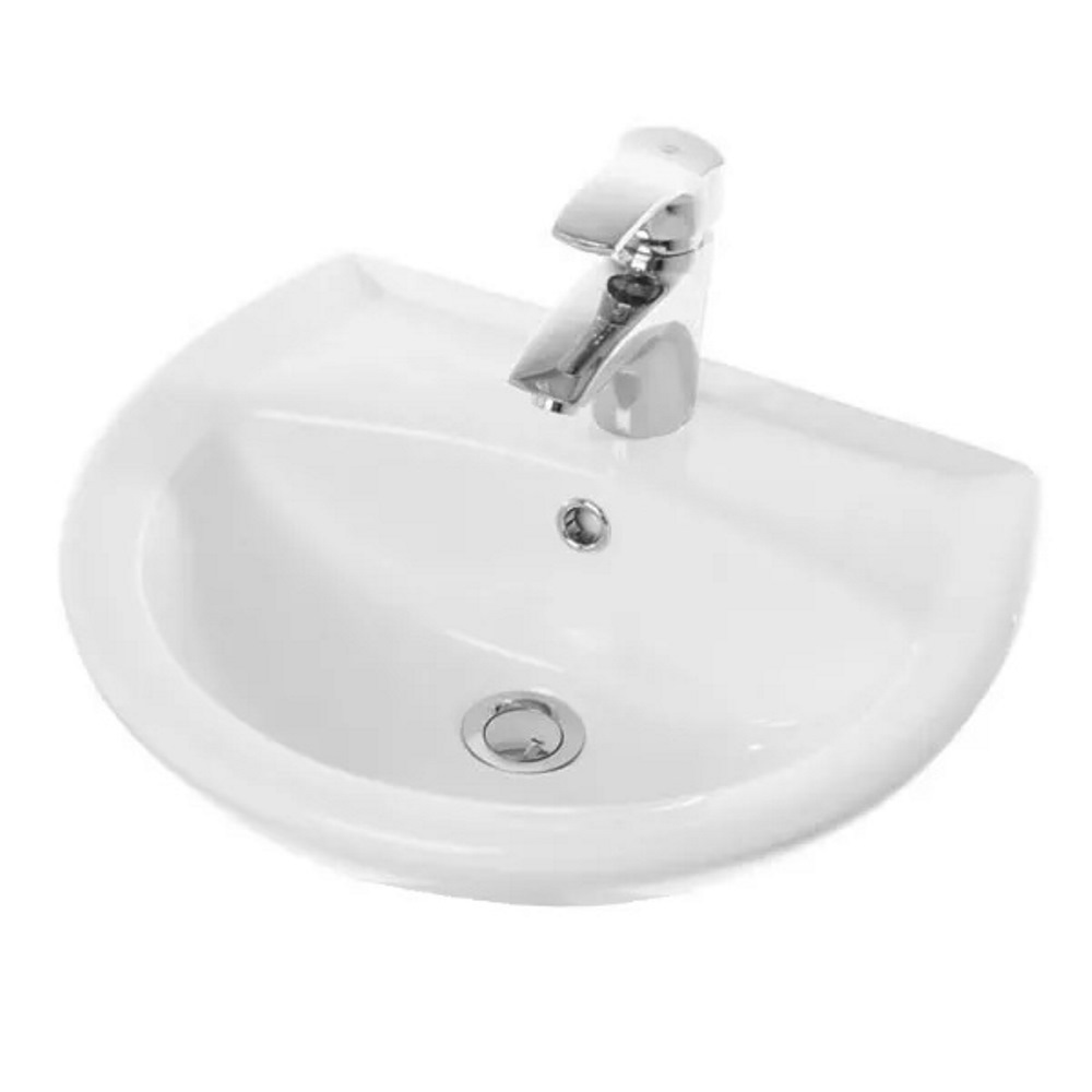 Раковина подвесная Sanita Luxe Аттика 47 Белый глянцевый WB.PD/Attica/48-C/WHT.G/S1 Раковина подвесная Sanita Luxe Аттика 47 Белый глянцевый WB.PD/Attica/48-C/WHT.G/S1