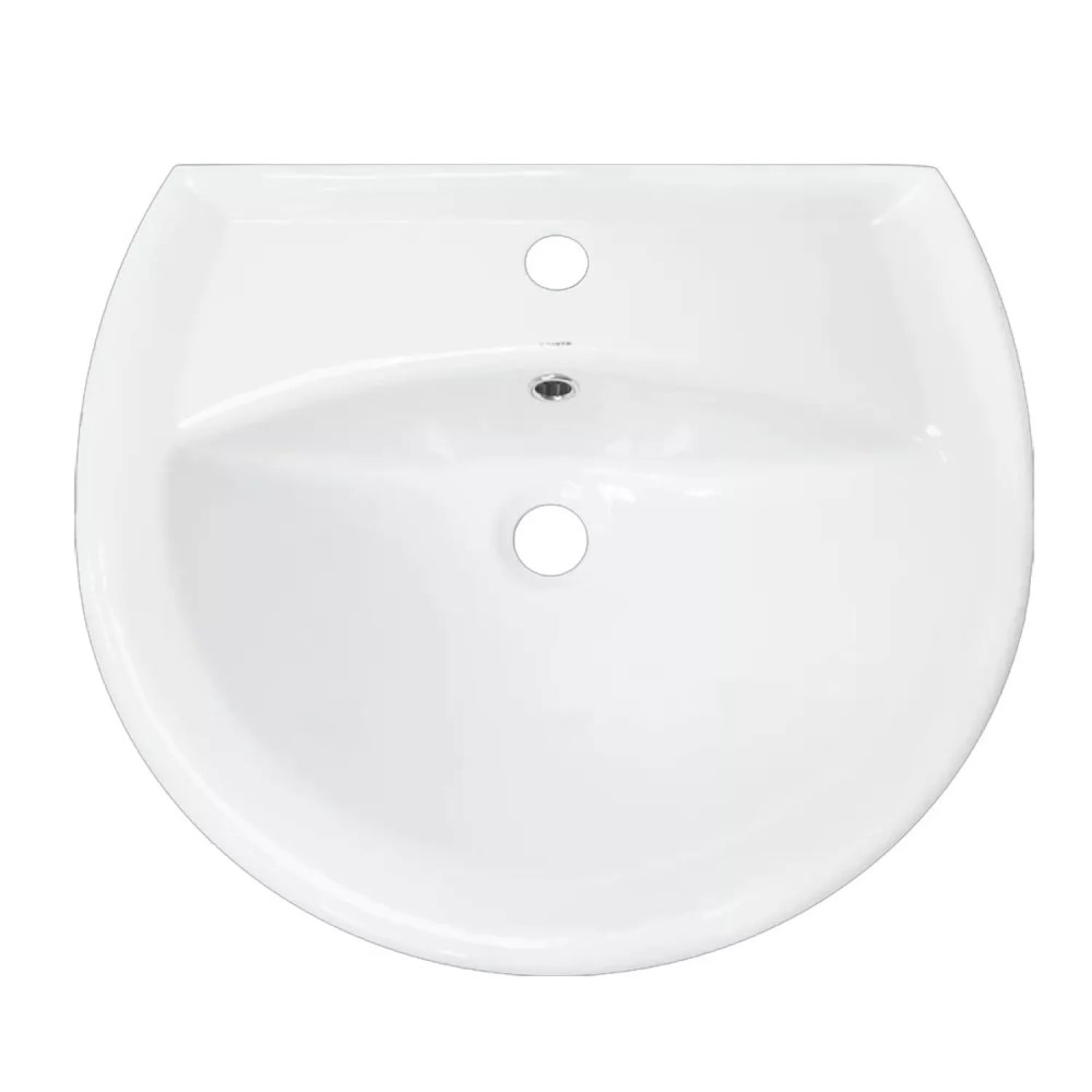 Раковина подвесная Sanita Luxe Аттика 54 Белый глянцевый WB.PD/Attica/55-C/WHT.G/S1 Раковина подвесная Sanita Luxe Аттика 54 Белый глянцевый WB.PD/Attica/55-C/WHT.G/S1 — изображение 3