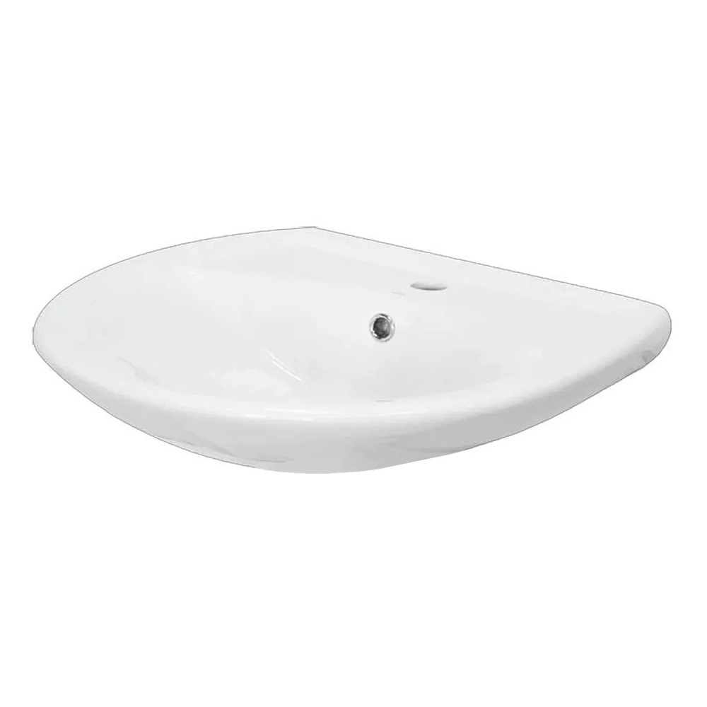 Раковина подвесная Sanita Luxe Аттика 54 Белый глянцевый WB.PD/Attica/55-C/WHT.G/S1 Раковина подвесная Sanita Luxe Аттика 54 Белый глянцевый WB.PD/Attica/55-C/WHT.G/S1