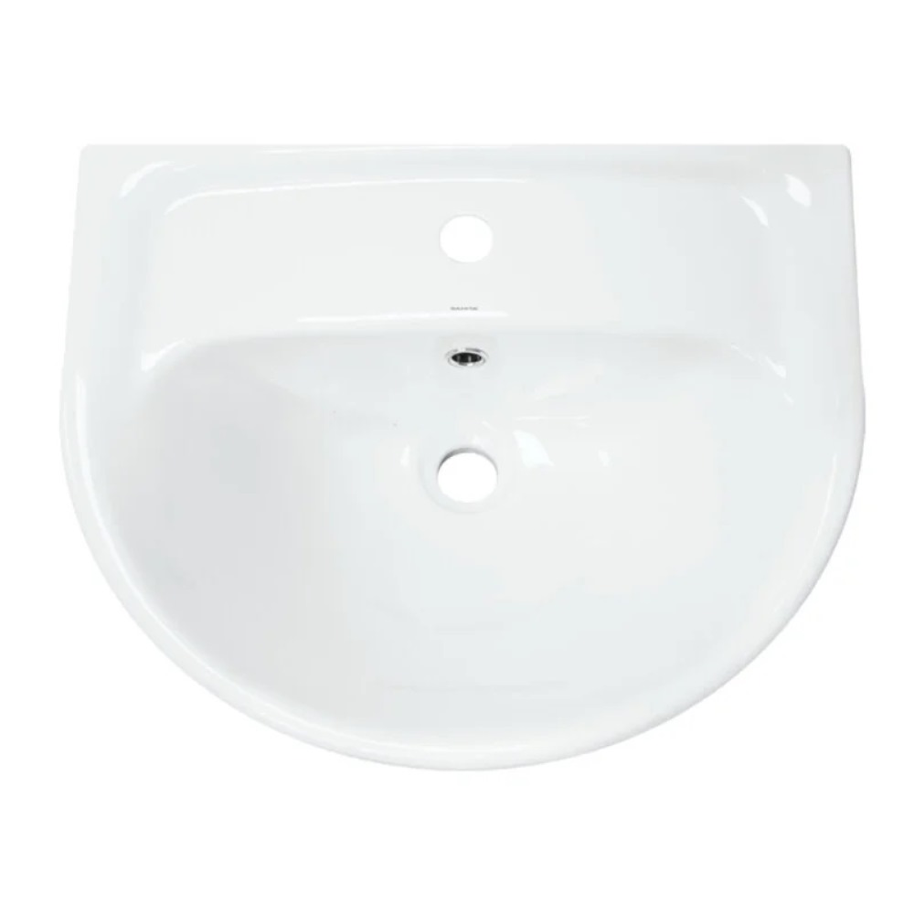 Раковина подвесная Sanita Эталон 55,5 Белый глянцевый WB.PD/Etalon/55-C/WHT.G/S1 Раковина подвесная Sanita Эталон 55,5 Белый глянцевый WB.PD/Etalon/55-C/WHT.G/S1 — изображение 3