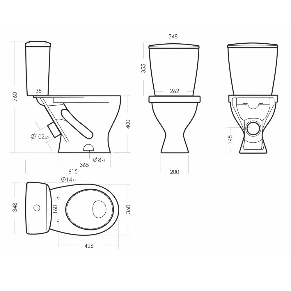 Унитаз-компакт Sanita Эталон Белый глянцевый WC.CC/Etalon/1-P/WHT.G/S1 Унитаз-компакт Sanita Эталон Белый глянцевый WC.CC/Etalon/1-P/WHT.G/S1 — изображение 4