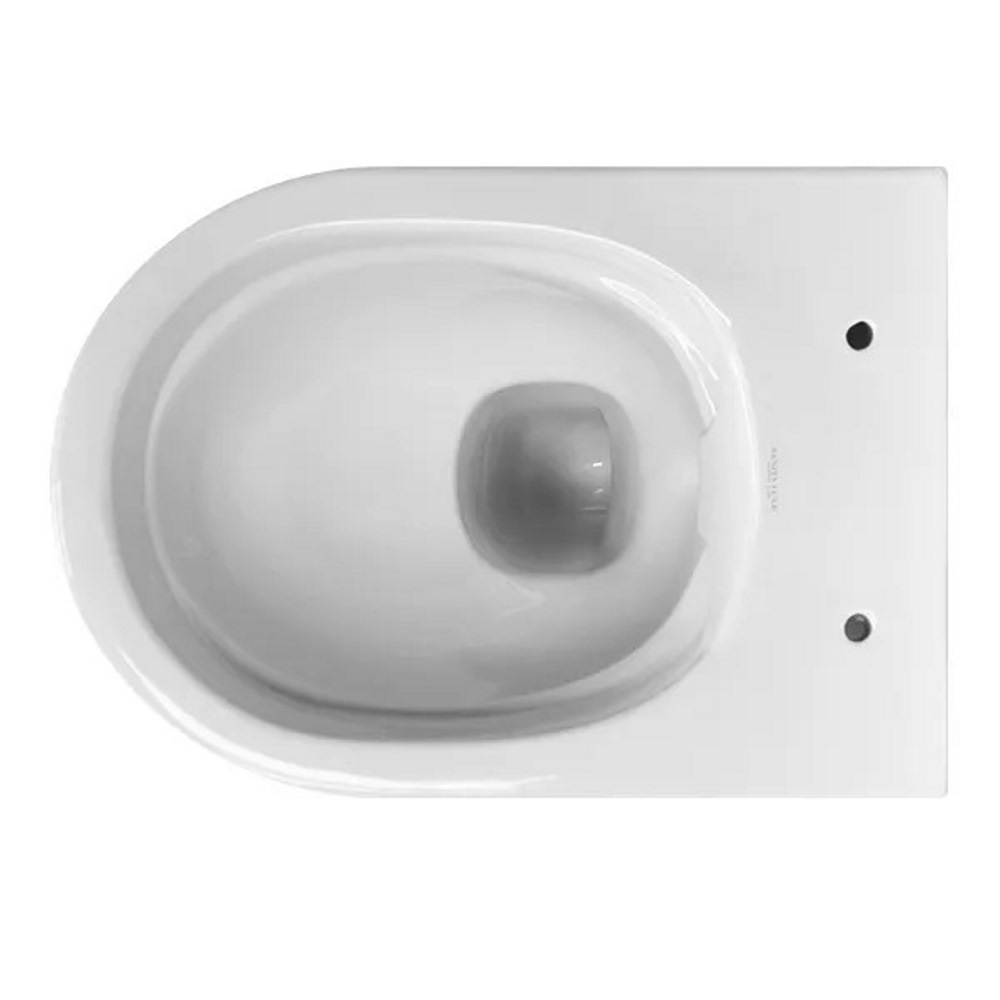 Унитаз подвесной Sanita Luxe Art Rimless Slim с крышкой-сиденье Белый глянцевый WC.WH/Art/SlimDM.Rim/WHT.G/S1 Унитаз подвесной Sanita Luxe Art Rimless Slim с крышкой-сиденье Белый глянцевый WC.WH/Art/SlimDM.Rim/WHT.G/S1 — изображение 2