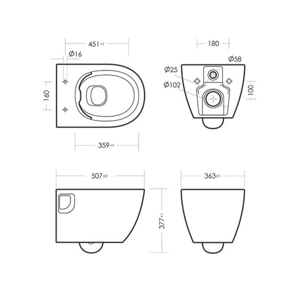 Унитаз подвесной Sanita Luxe Art Rimless Slim с крышкой-сиденье Белый глянцевый WC.WH/Art/SlimDM.Rim/WHT.G/S1 Унитаз подвесной Sanita Luxe Art Rimless Slim с крышкой-сиденье Белый глянцевый WC.WH/Art/SlimDM.Rim/WHT.G/S1 — изображение 5