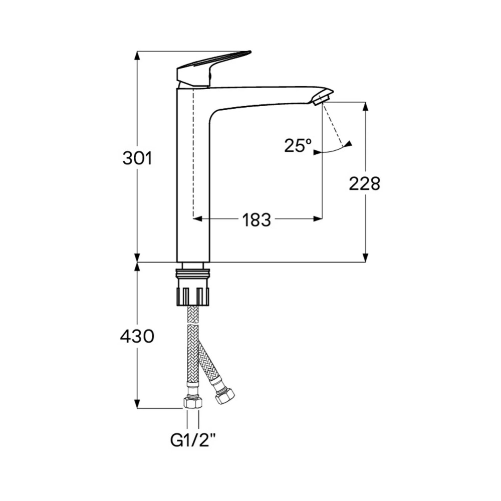 Смеситель для раковины Santek Таос Хром глянцевый WH5A04009C001 Смеситель для раковины Santek Таос Хром глянцевый WH5A04009C001 — изображение 3