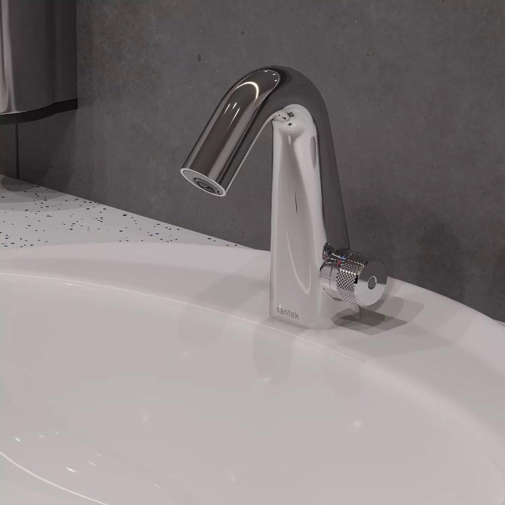 Смеситель для раковины Santek Космо бесконтактный электронный Хром глянцевый WH5A06019C001 Смеситель для раковины Santek Космо бесконтактный электронный Хром глянцевый WH5A06019C001 — изображение 2