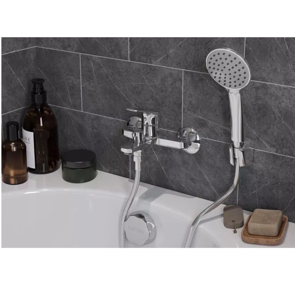 Смеситель для ванны Santek Кант Хром глянцевый WH5A10002C001 Смеситель для ванны Santek Кант Хром глянцевый WH5A10002C001 — изображение 2