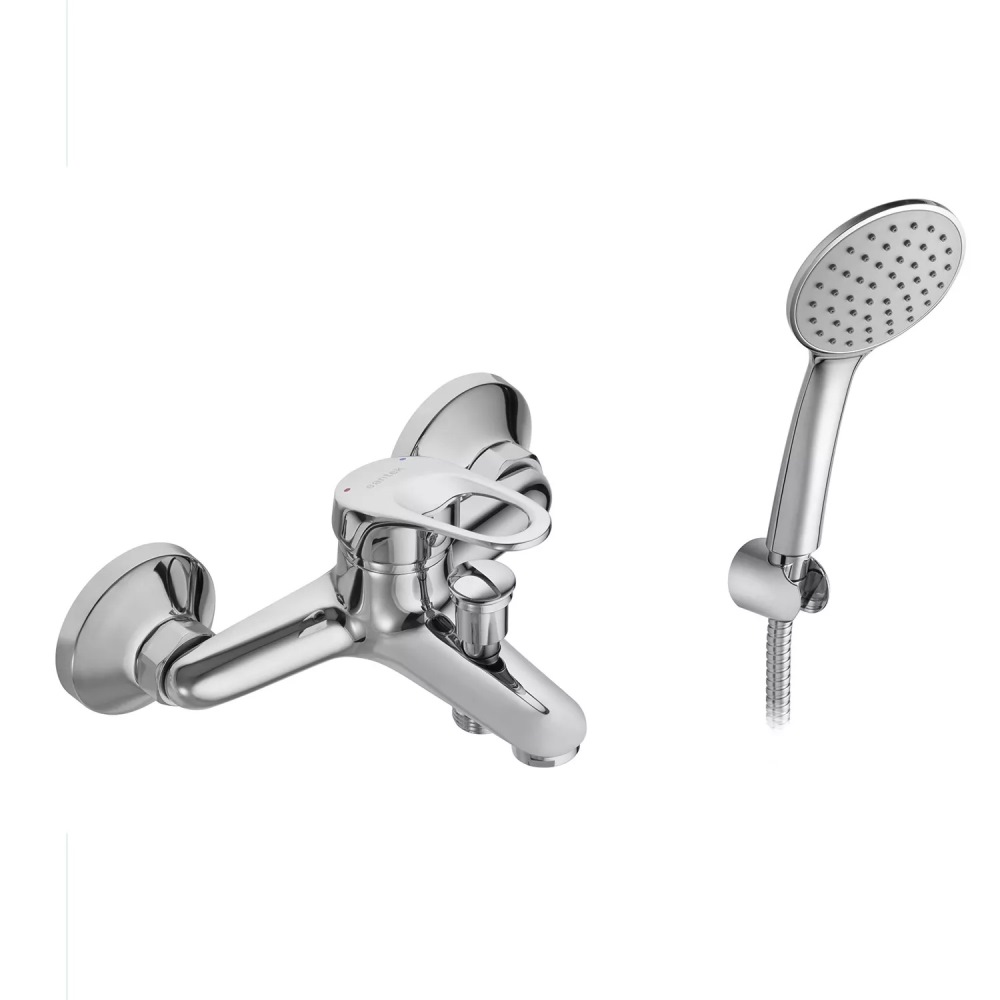 Смеситель для ванны Santek Баус Хром глянцевый WH5A10010C001 Смеситель для ванны Santek Баус Хром глянцевый WH5A10010C001