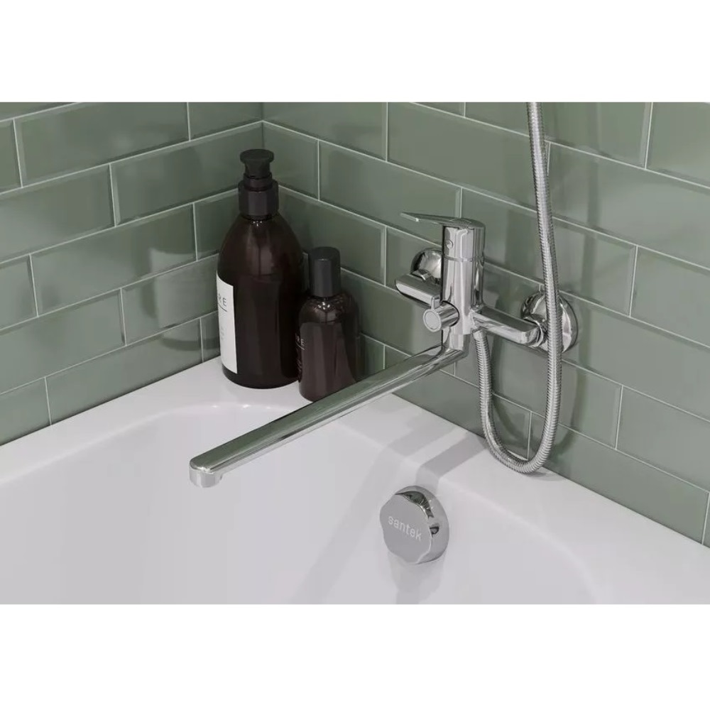 Смеситель для ванны Santek Венга Хром глянцевый WH5A12003C001 Смеситель для ванны Santek Венга Хром глянцевый WH5A12003C001 — изображение 2