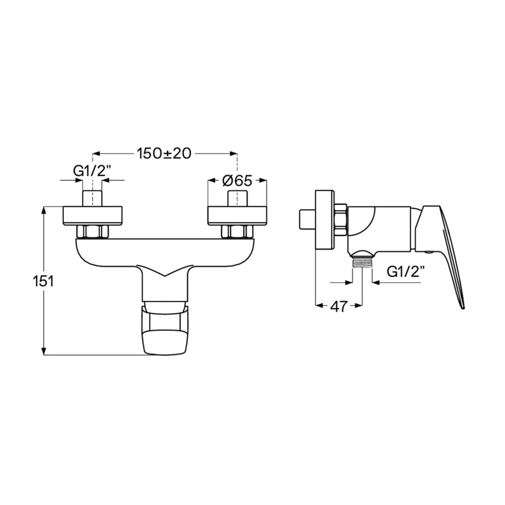 Смеситель для душа Santek Таос Черный матовый WH5A20009N001 Смеситель для душа Santek Таос Черный матовый WH5A20009N001 — изображение 3