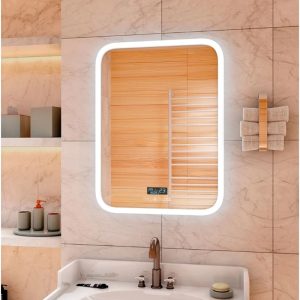 Зеркало Агата Glamour 60 с подогревом, музыкальным блоком ЗЛП130