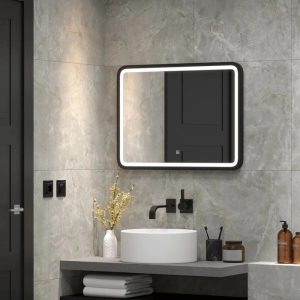 Зеркало Агата Enjoy Black 80 с сенсором Черный ЗЛП1327