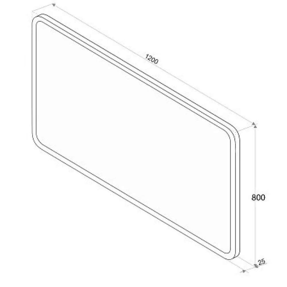 Зеркало Агата Demure 120 LED подсветка сенсорный выключатель ЗЛП469 Зеркало Агата Demure 120 LED подсветка сенсорный выключатель ЗЛП469 — изображение 4