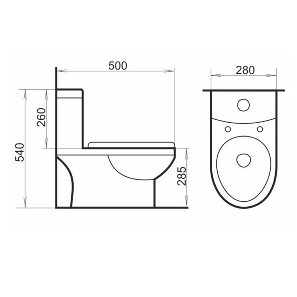 Унитаз моноблок Comforty 2311 детский Белый глянцевый 2311W Унитаз моноблок Comforty 2311 детский Белый глянцевый 2311W — изображение 3