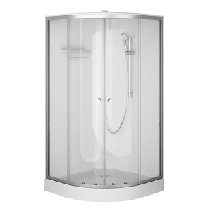 Душевая кабина AM.PM X-Joy 100x100 профиль хромированный стекло прозрачное W94C-401-100MT