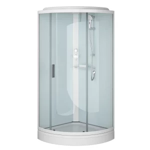 Душевая кабина AM.PM X-Joy 90x90 профиль белый стекло прозрачное W88C-401-090WT