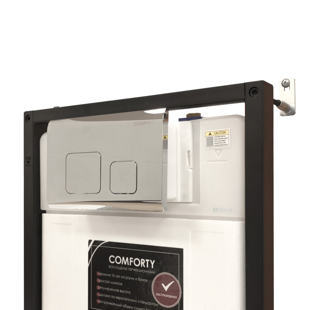 Клавиша смыва Comforty CF5097 Хром глянцевый CF5097FC Клавиша смыва Comforty CF5097 Хром глянцевый CF5097FC — изображение 2