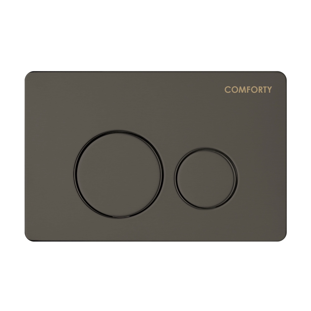 Клавиша смыва Comforty CF5097 нержавеющая сталь Оружейная сталь матовая CF5097IGG Клавиша смыва Comforty CF5097 нержавеющая сталь Оружейная сталь матовая CF5097IGG