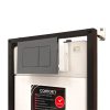 Клавиша смыва Comforty пневматический механизм Оружейная сталь CF5097JGGP — изображение 2