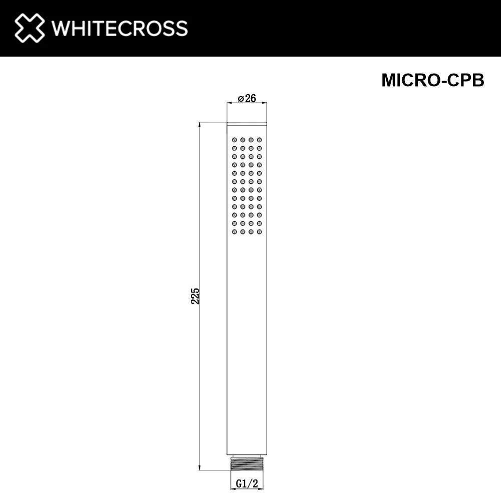 Душевая лейка WHITECROSS Y copper brushed Медь брашированная MICRO-CPB Душевая лейка WHITECROSS Y copper brushed Медь брашированная MICRO-CPB — изображение 2