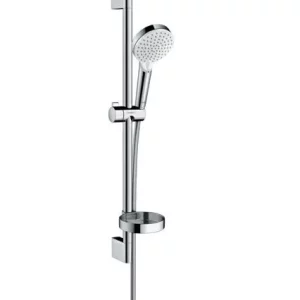 26553400 HG Crometta Vario душевой гарнитур 65 см с мыльницей белый/хром