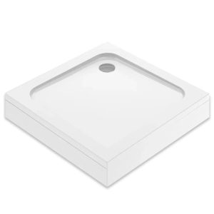 Душевой поддон Domani-Spa Cube 100х100 на каркасе с экраном Белый глянцевый DS050603Cb110L