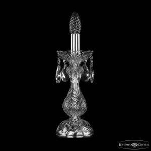 Настольная лампа 1413L/1-31 Ni Bohemia Ivele Crystal (Богемия Ивеле Кристалл)