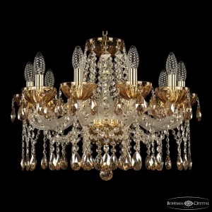 Люстра 5413/10/200 G Amber/M-1H K721 Bohemia Ivele Crystal (Богемия Ивеле Кристалл)