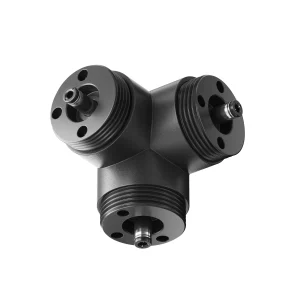 T-образный вертикальный коннектор Maytoni Technical Accessories for system Shelf без ввода питания 53×53×30 мм Черный CA016TC-B